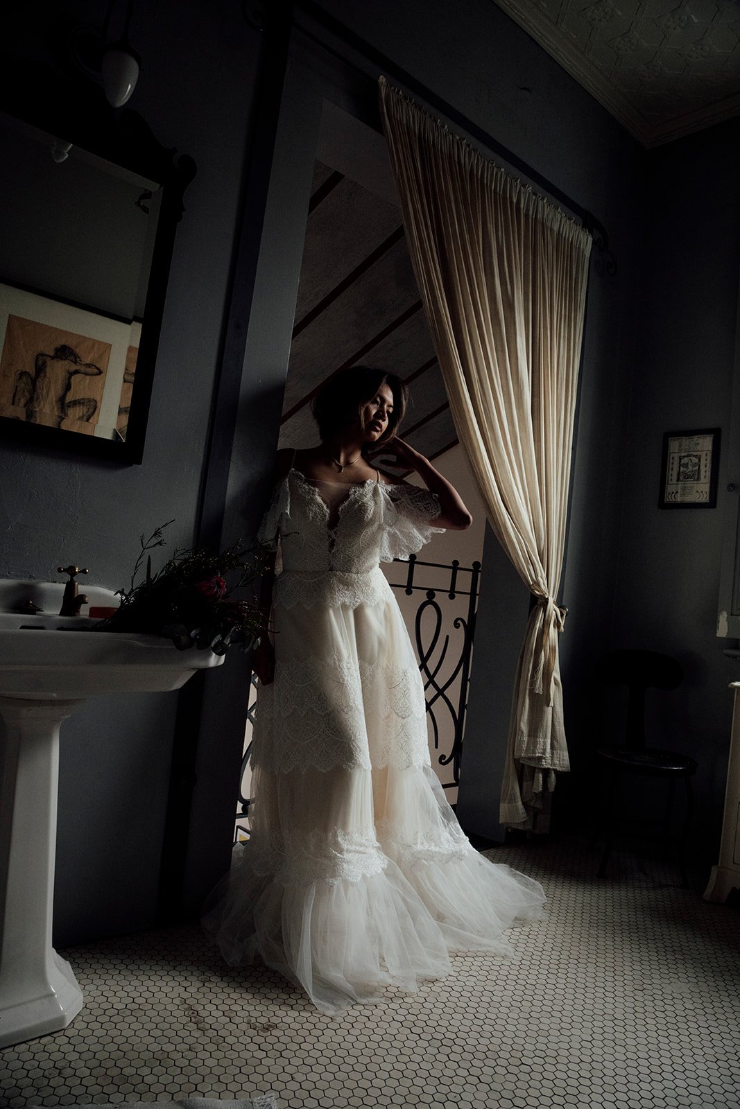 Boho Lace Wedding Dress - Image 5