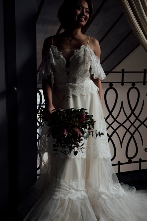 Boho Lace Wedding Dress