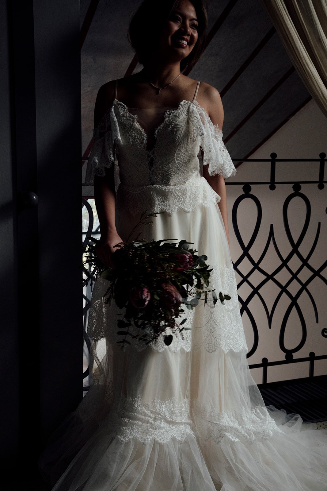 Boho Lace Wedding Dress