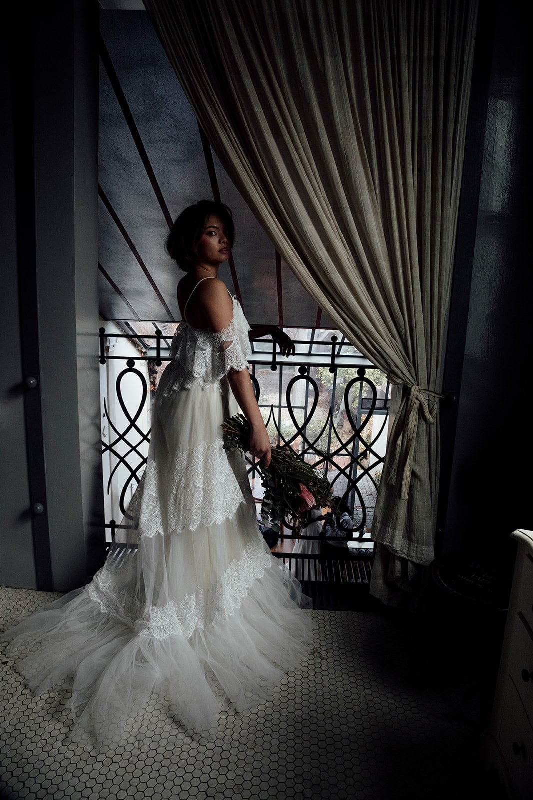 Boho Lace Wedding Dress - Image 6