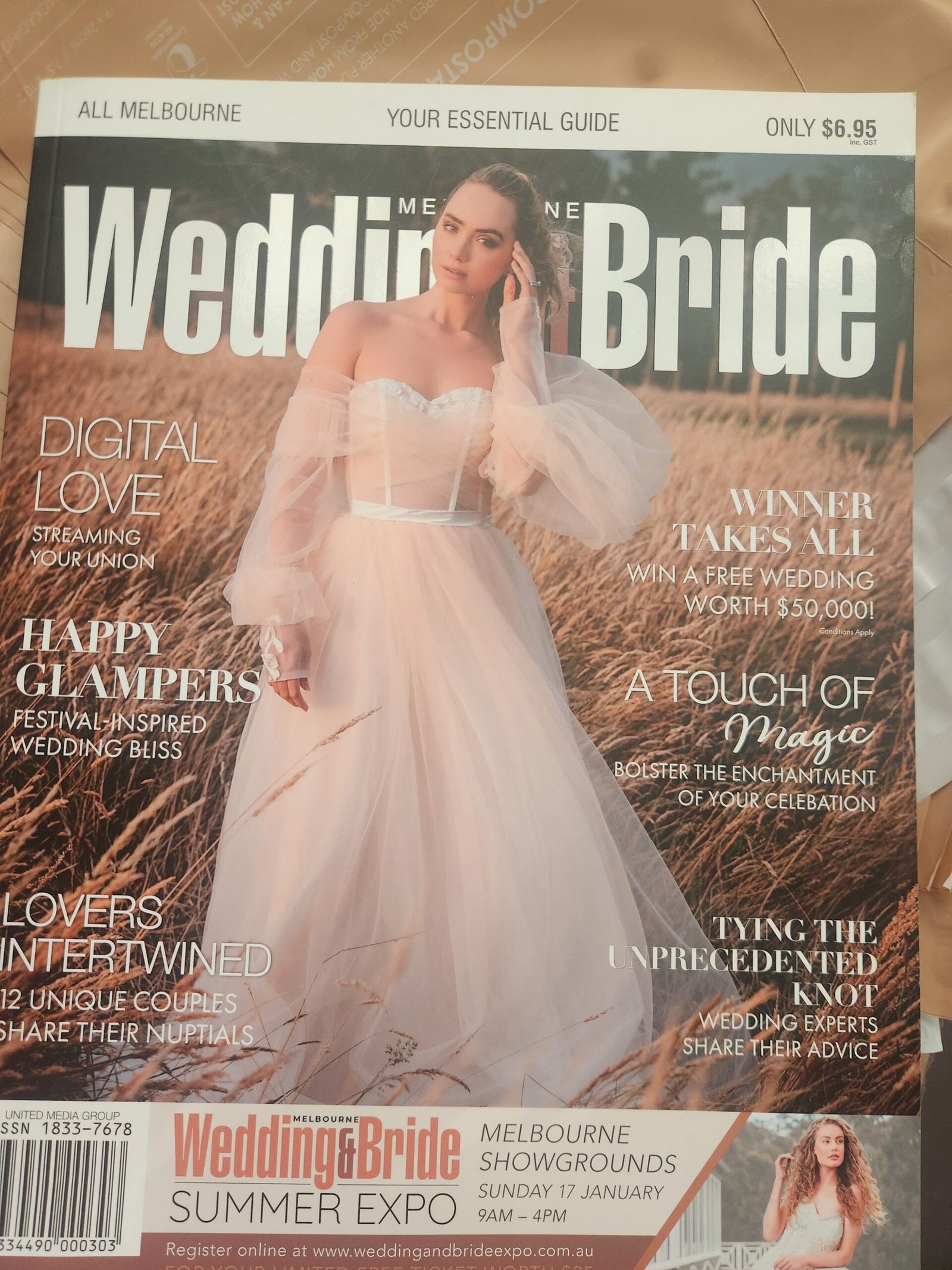 Ziva Wedding Dresses on Melbourne Wedding and Bride cover